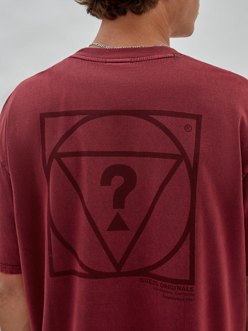 Guess GUESS Originals Signature Tee - Grape Violet Multi Guess GUESS Originals Signature Tee - Grape Violet Multi