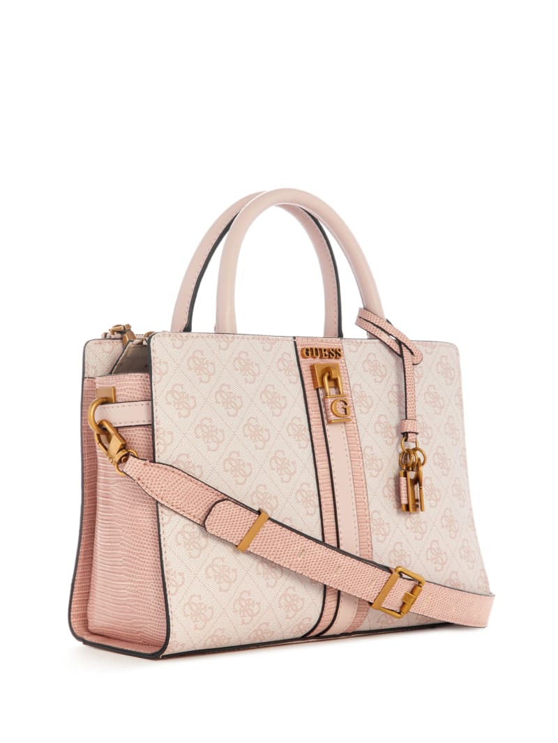 Guess Ginevra Logo Elite Society Satchel - Blush Logo Guess Ginevra Logo Elite Society Satchel - Blush Logo