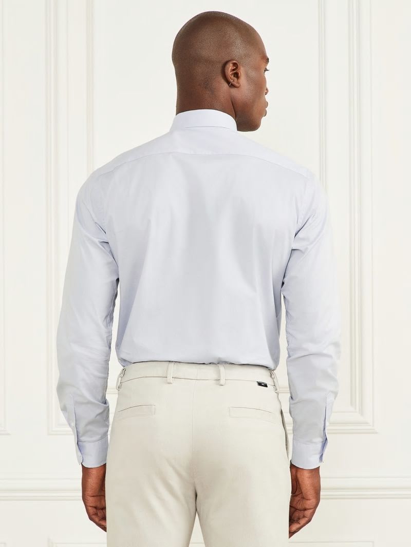 Guess Eco Benny New Collar Paul Shirt - Airway Blue Guess Eco Benny New Collar Paul Shirt - Airway Blue