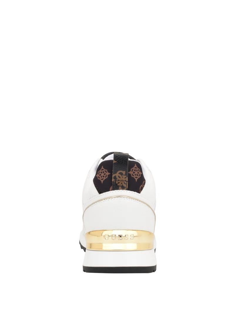 Guess Kadlin Logo Sneakers - Wht Floral Guess Kadlin Logo Sneakers - Wht Floral