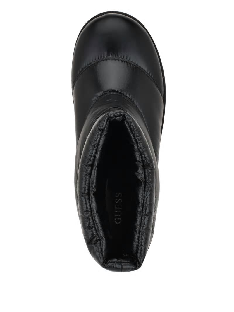 Guess Jilona Metallic Platform Fur Booties - Black 001 Guess Jilona Metallic Platform Fur Booties - Black 001