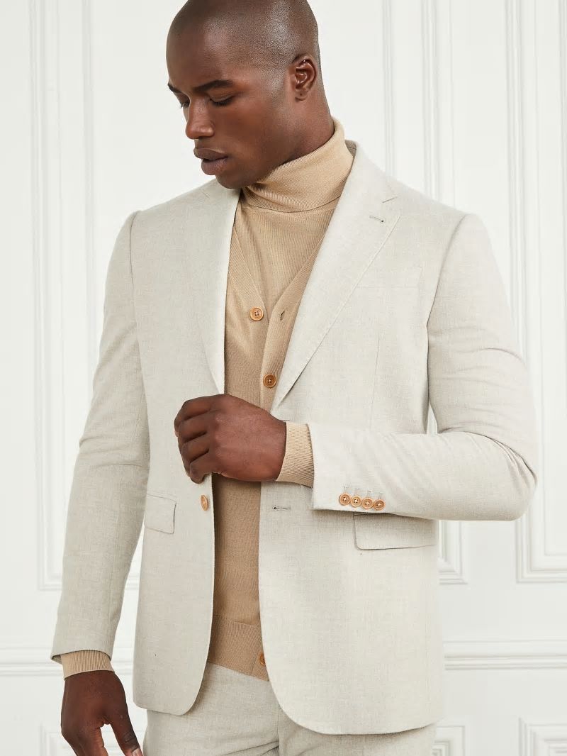 Guess Sean Notched Blazer - Herb Tan Yd Guess Sean Notched Blazer - Herb Tan Yd
