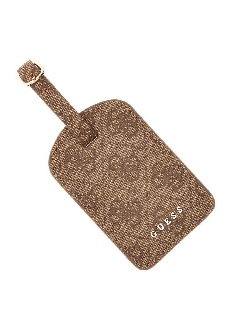 Guess Passport Case and Luggage Tag Gift Set - Latte Logo Guess Passport Case and Luggage Tag Gift Set - Latte Logo