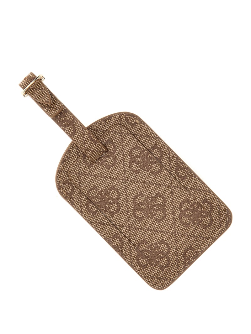 Guess Passport Case and Luggage Tag Gift Set - Latte Logo Guess Passport Case and Luggage Tag Gift Set - Latte Logo