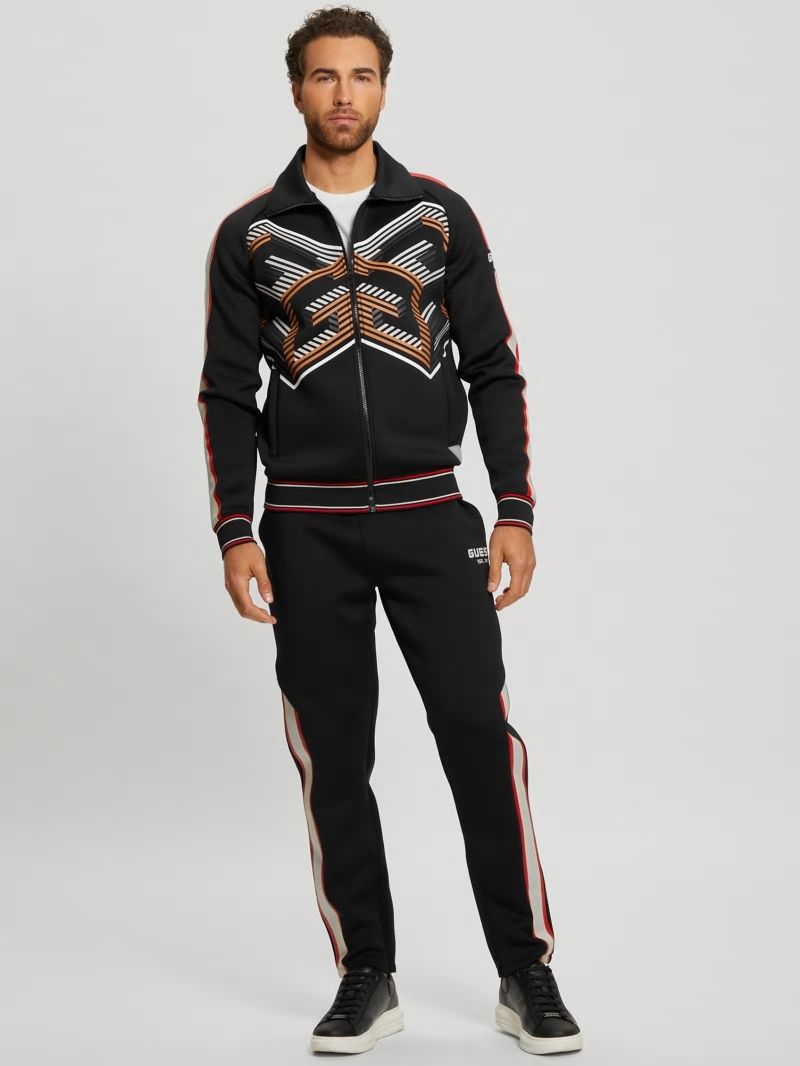 Guess Ward Striped Pants - Black Guess Ward Striped Pants - Black