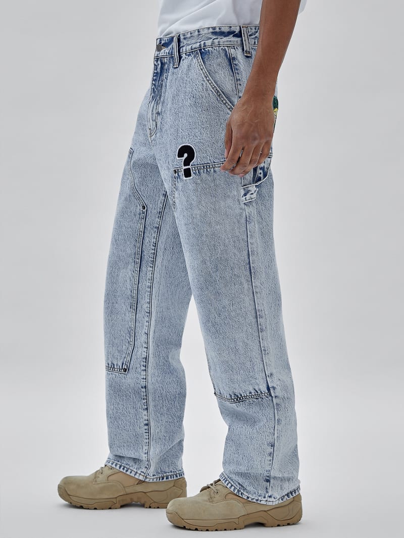Guess GUESS Originals x Market Carpenter Pants - Go Market Acid Wash Guess GUESS Originals x Market Carpenter Pants - Go Market Acid Wash