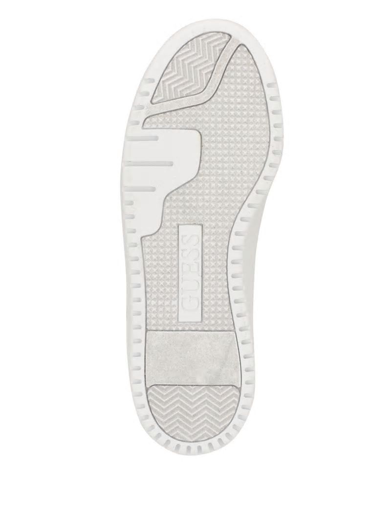 Guess Miram Two-Tone Sneakers - White Silver Guess Miram Two-Tone Sneakers - White Silver