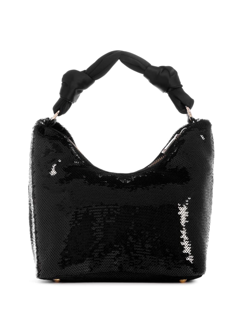 Guess Velina Sequin Hobo Bag - Black Guess Velina Sequin Hobo Bag - Black