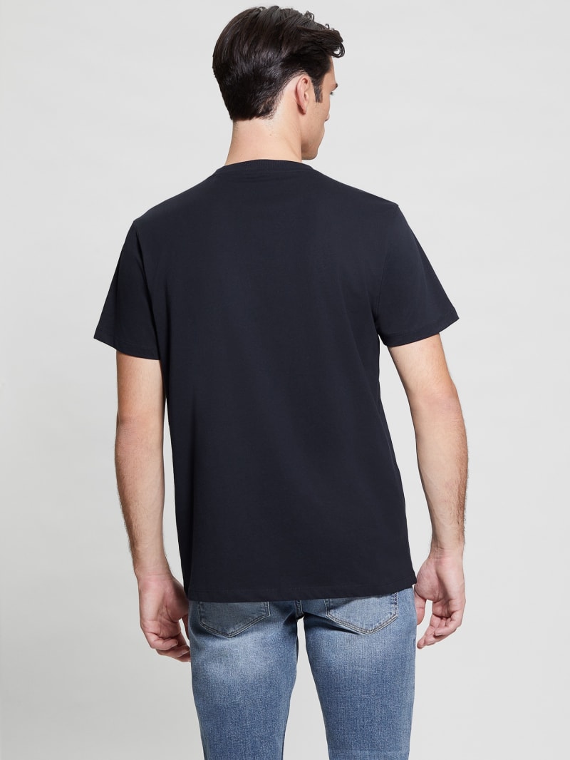 Guess Eco Logo Bird Tee - Bleu &eacute;L&eacute;Gant
