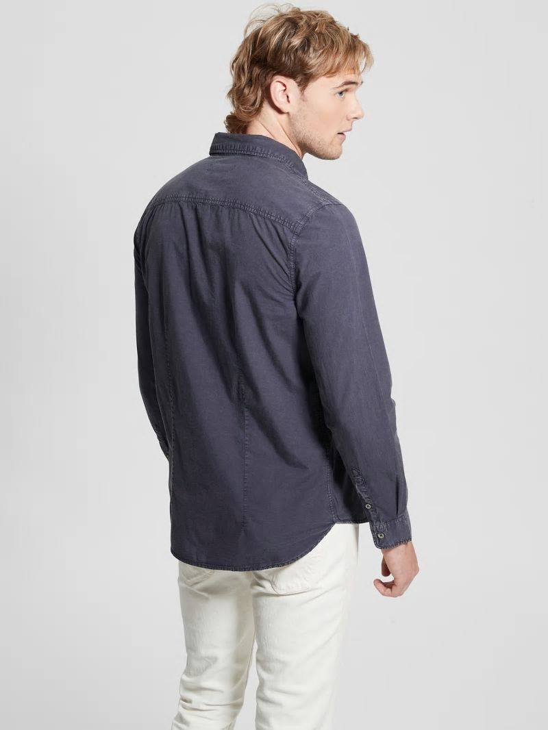 Guess Sunset Washed Shirt - Bleu &eacute;L&eacute;Gant