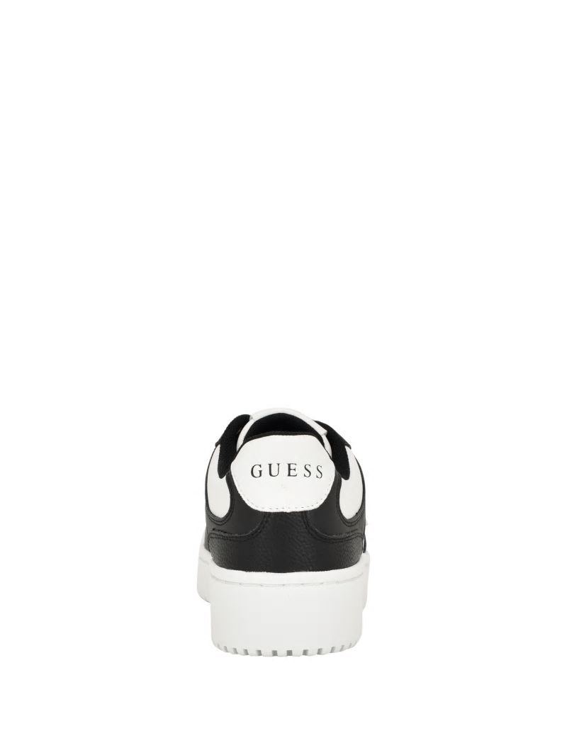 Guess Miram Two-Tone Sneakers - Black And White Guess Miram Two-Tone Sneakers - Black And White