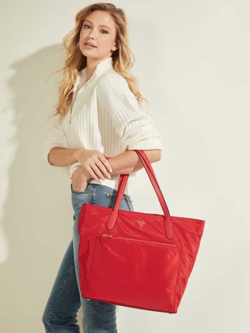 Guess Eco Gemma Tote - Passion Red Guess Eco Gemma Tote - Passion Red