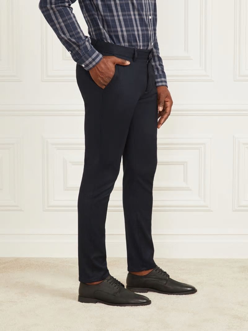 Guess Eco Ciro Napoli Pant - Bleu &eacute;L&eacute;Gant