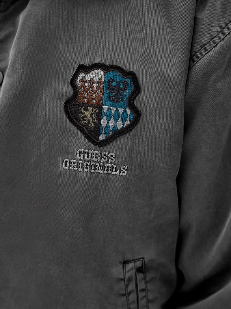 Guess GUESS Originals Nylon Jacket - Jet Black Multi Guess GUESS Originals Nylon Jacket - Jet Black Multi