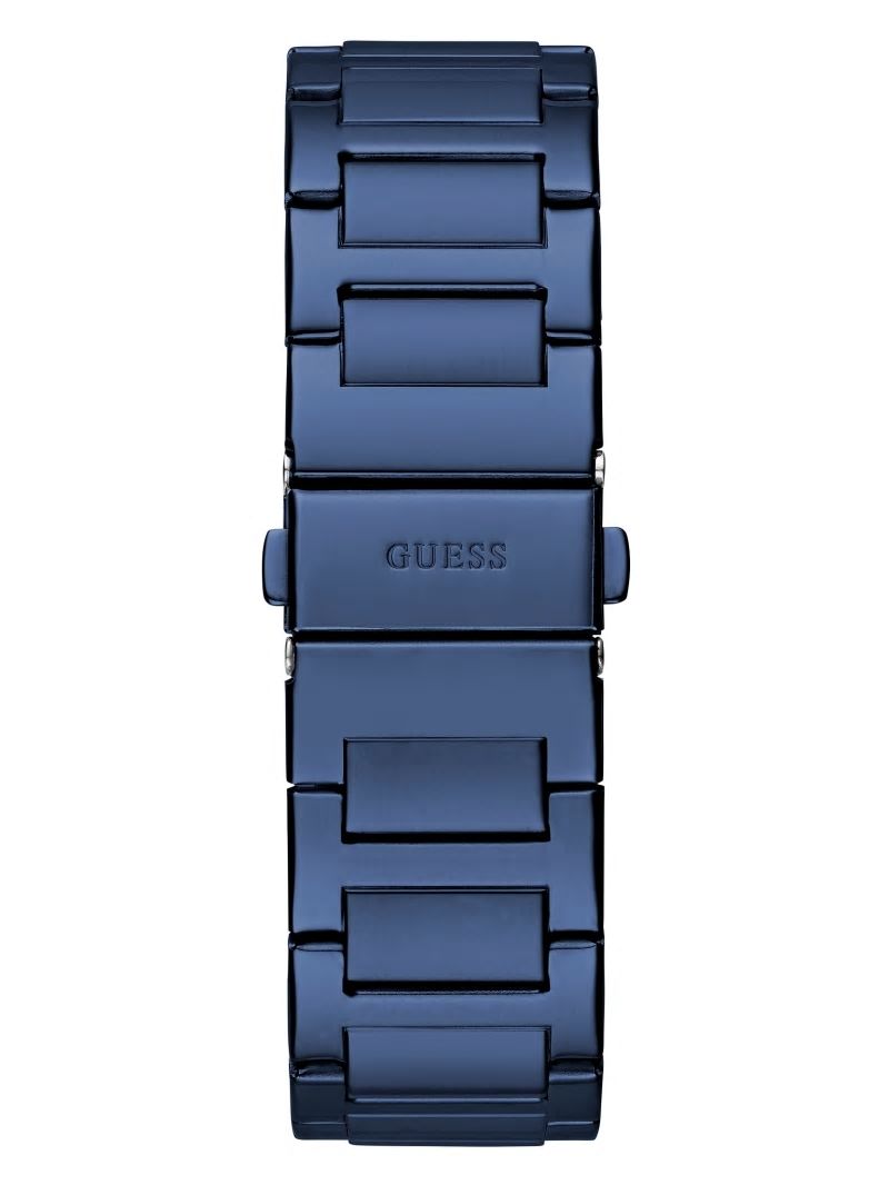 Guess Blue-Tone Square Multifunction Watch - Blue Guess Blue-Tone Square Multifunction Watch - Blue