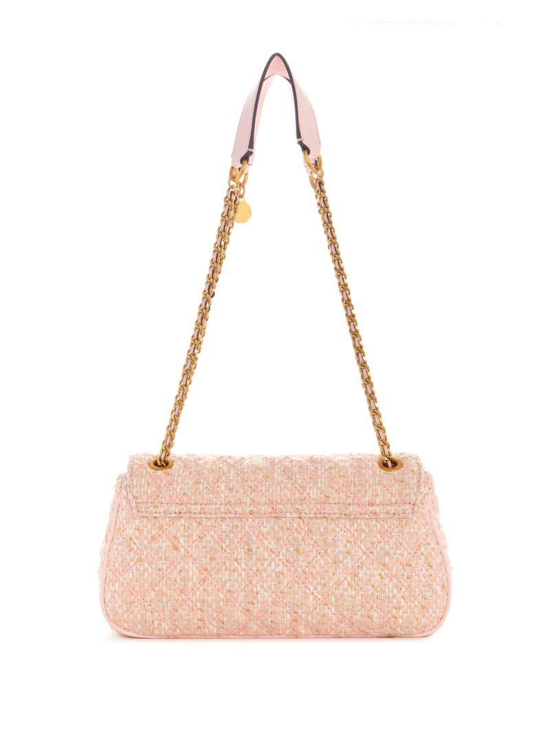 Guess Giully Tweed Convertible Crossbody - Bleu/Palermo Wash