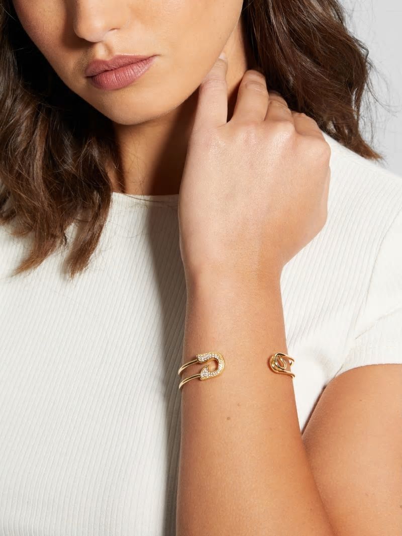 Guess 14K Gold-Plated Cuff - Gold Guess 14K Gold-Plated Cuff - Gold