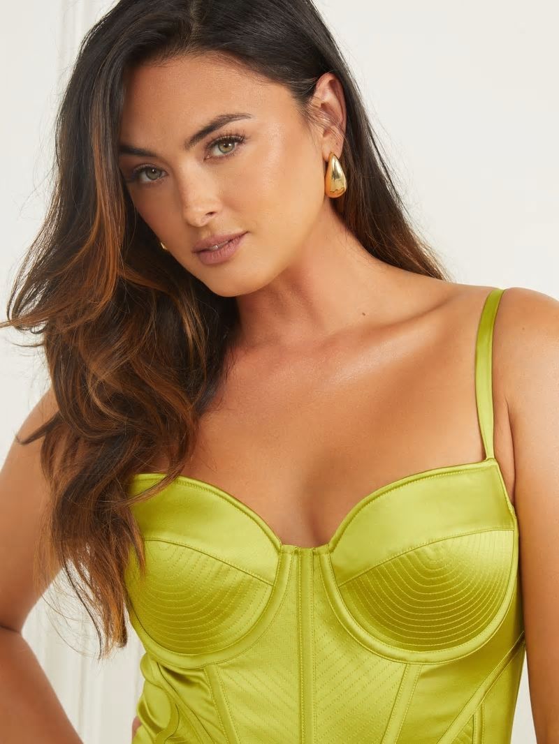 Guess Foxy Satin Dress - Kamikazee Guess Foxy Satin Dress - Kamikazee