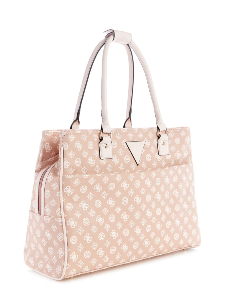Guess Wilder Peony Shopper Tote - Nude/Blush Multi Guess Wilder Peony Shopper Tote - Nude/Blush Multi