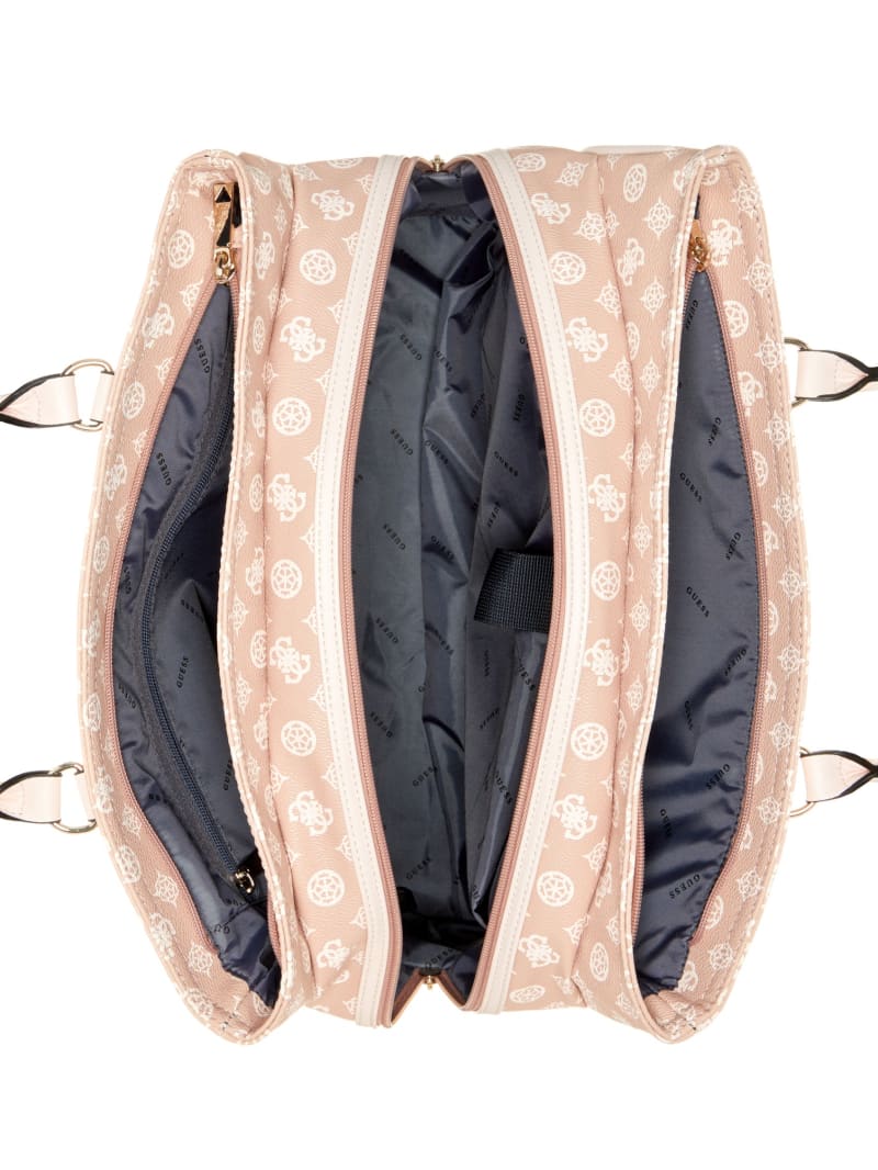 Guess Wilder Peony Shopper Tote - Nude/Blush Multi Guess Wilder Peony Shopper Tote - Nude/Blush Multi