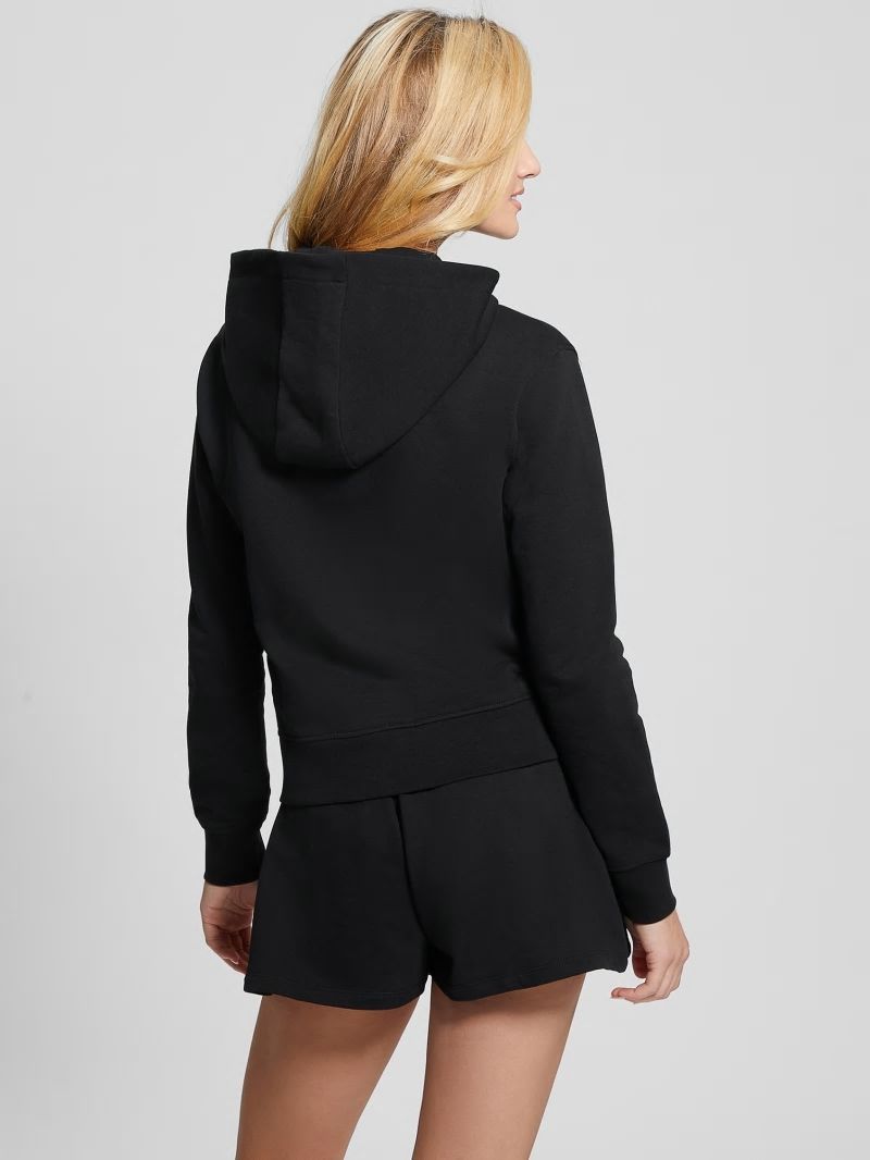 Guess Eleanora Zip Hoodie - Black Guess Eleanora Zip Hoodie - Black