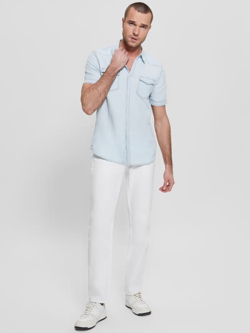 Guess Truckee Denim Western Shirt - Illusions Guess Truckee Denim Western Shirt - Illusions