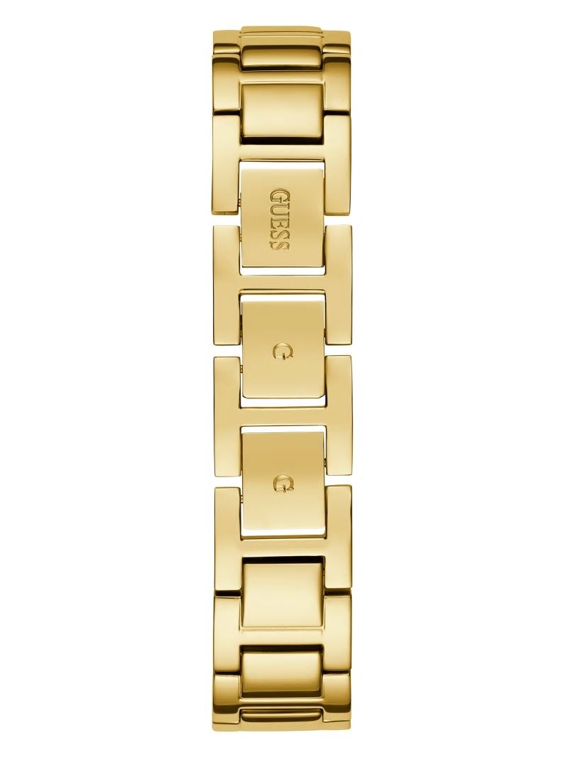 Guess Gold-Tone Chain-Link Analog Watch - Gold Guess Gold-Tone Chain-Link Analog Watch - Gold