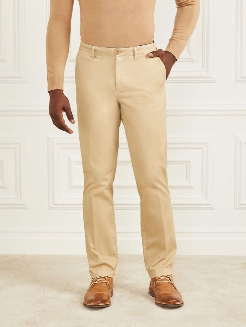 Guess Armando Chino Pant - Herb Tan Guess Armando Chino Pant - Herb Tan