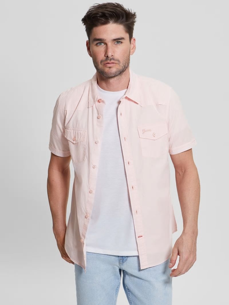 Guess Nottingham Shirt - Blush Cotton Guess Nottingham Shirt - Blush Cotton