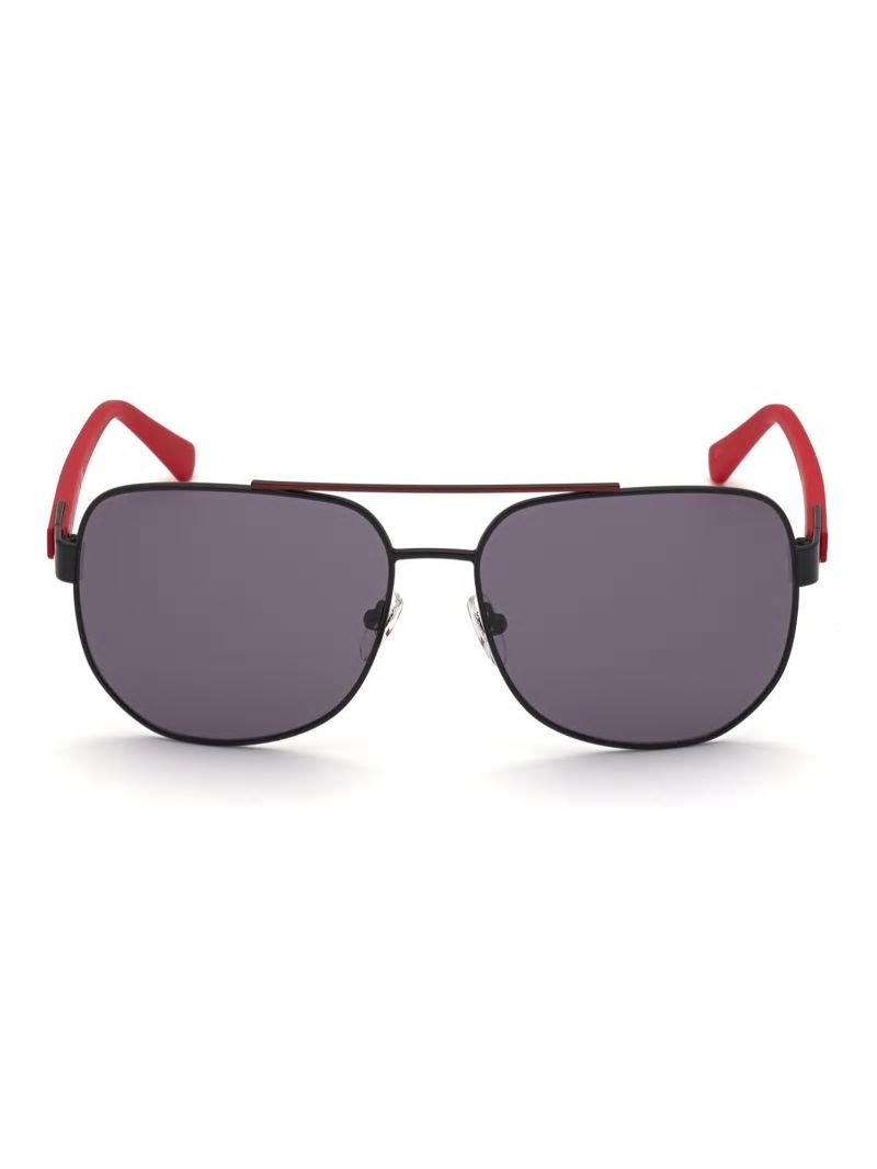 Guess Marlon Navigator Sunglasses - Black Guess Marlon Navigator Sunglasses - Black