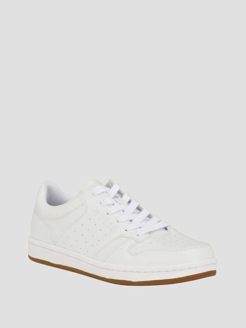 Guess Lensa Signature Low-Top Sneakers - White Guess Lensa Signature Low-Top Sneakers - White