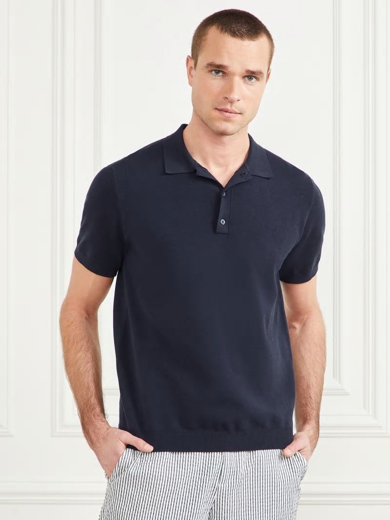 Guess Formal Performance Polo - Bleu éLéGant Guess Formal Performance Polo - Bleu éLéGant