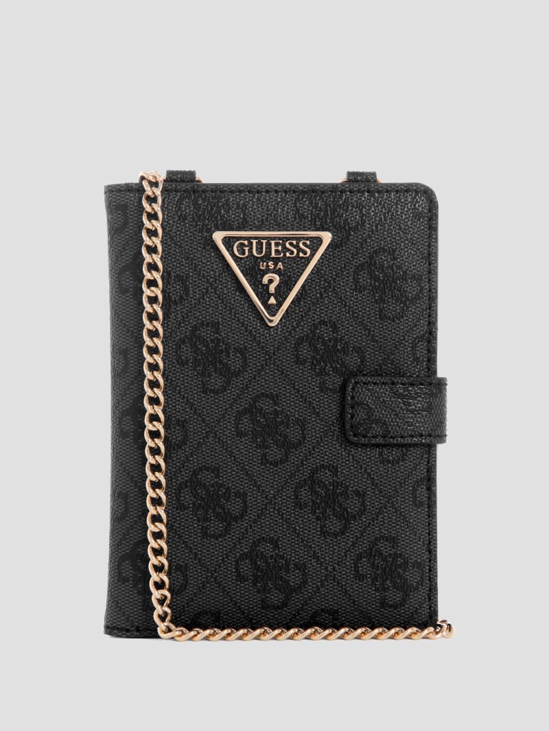 Guess Laurel Chain Passport Case - Cloud Wash Guess Laurel Chain Passport Case - Cloud Wash