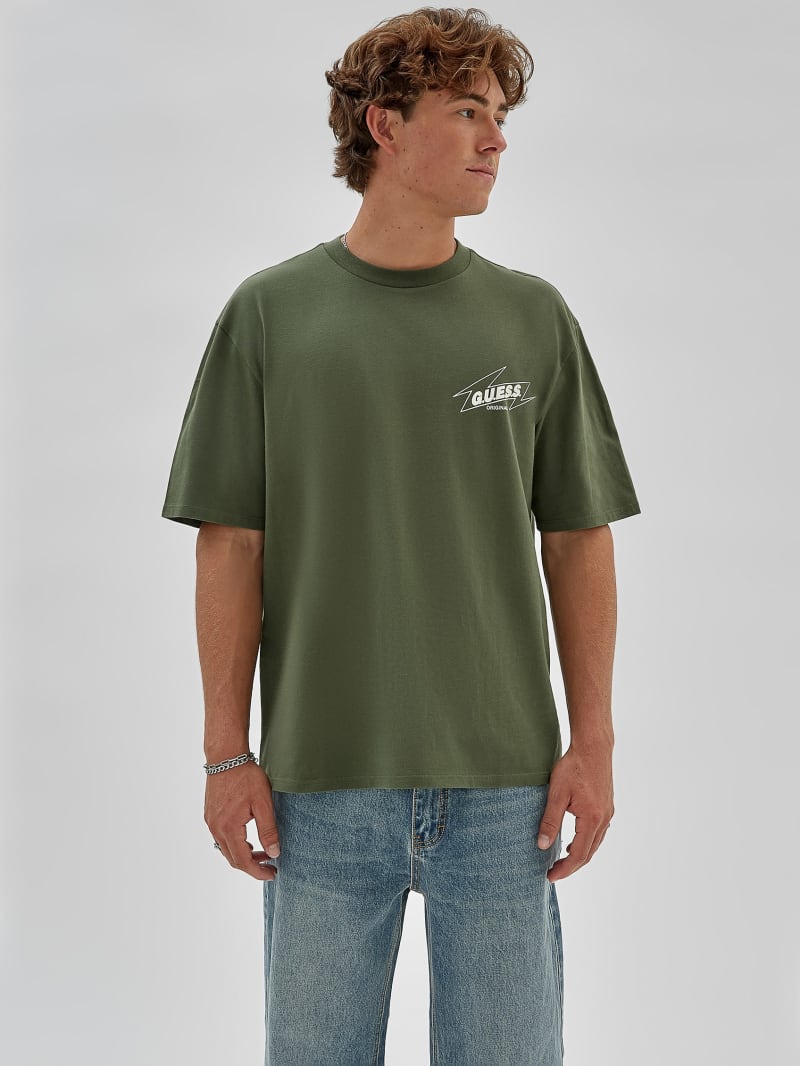 Guess GUESS Originals Eco Radio Tee - Pond Cypress Guess GUESS Originals Eco Radio Tee - Pond Cypress