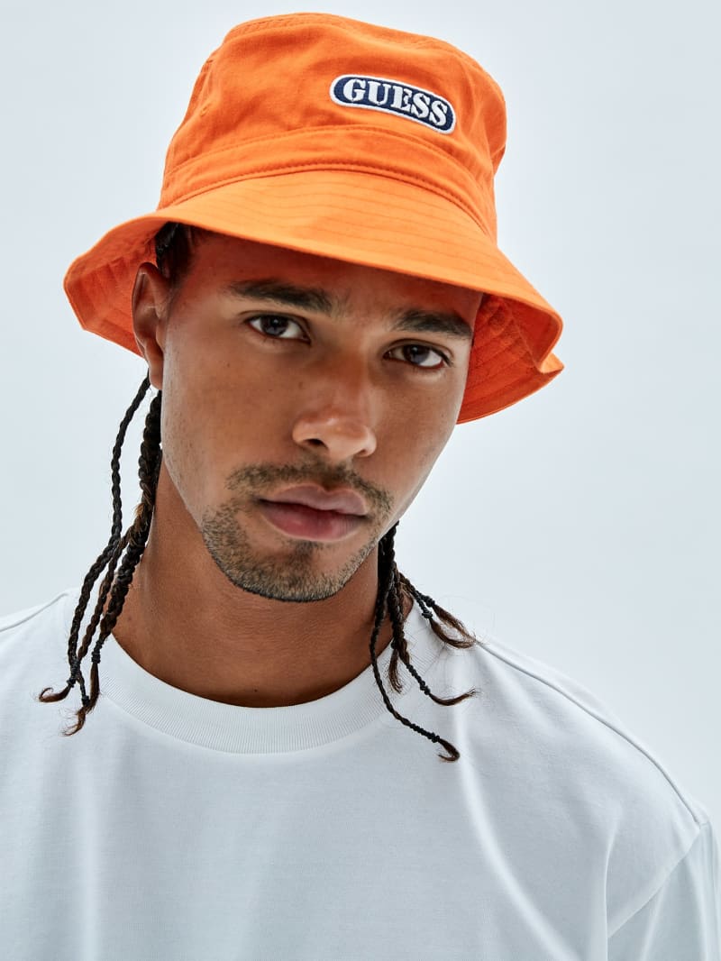 Guess GUESS Originals Bucket Hat - Orange Spritz Guess GUESS Originals Bucket Hat - Orange Spritz