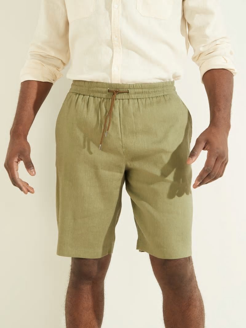 Guess Bermuda Short - Mossy Green Guess Bermuda Short - Mossy Green