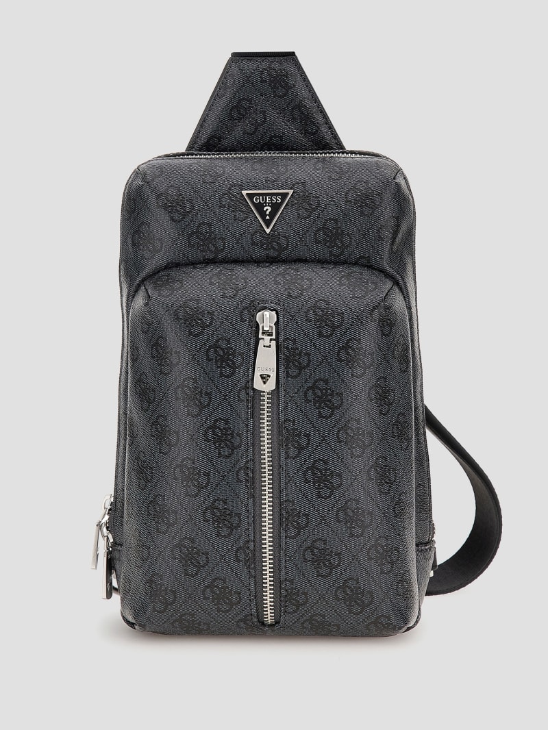 Guess Vezzola Eco Quattro G Sling Bag - Black Guess Vezzola Eco Quattro G Sling Bag - Black