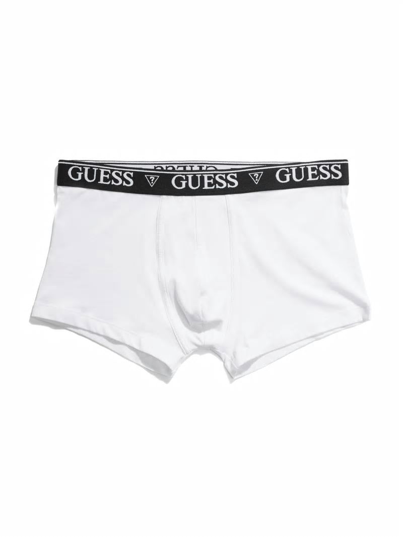 Guess Logo Band Boxer Briefs - White Guess Logo Band Boxer Briefs - White
