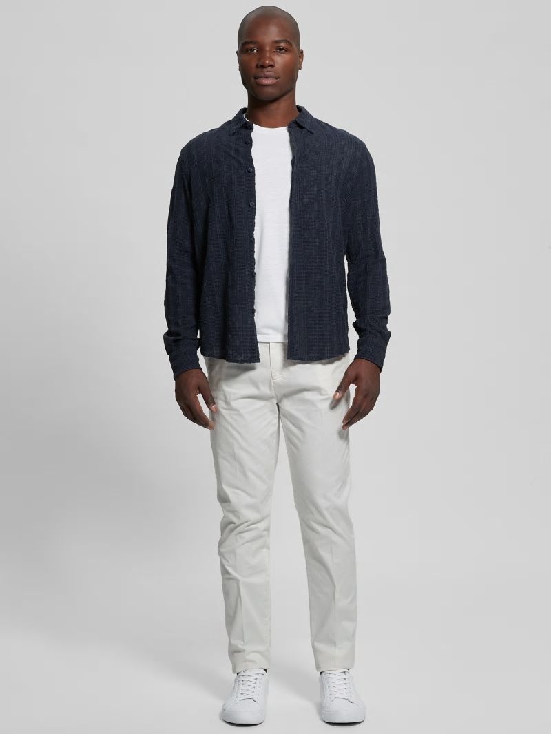 Guess Noah Straight Pants - Salt White Guess Noah Straight Pants - Salt White