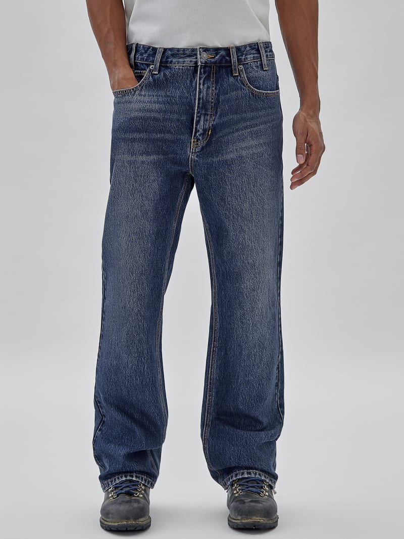 Guess GUESS Originals Kit Bootcut Jeans - Go Used Dark Medium Wash Guess GUESS Originals Kit Bootcut Jeans - Go Used Dark Medium Wash