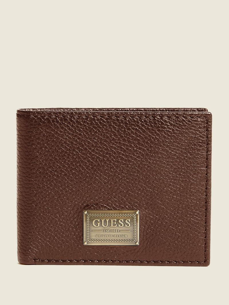 Guess Bishop Bifold Wallet - Brown Guess Bishop Bifold Wallet - Brown