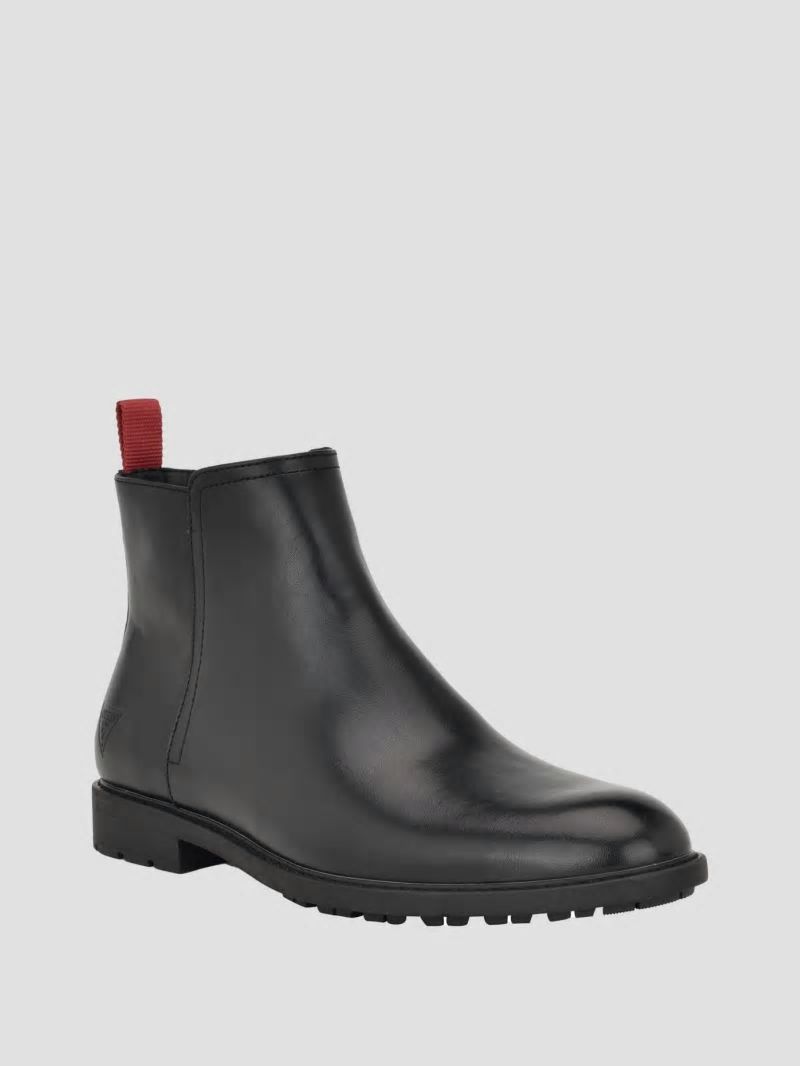 Guess Dawlin Side-Zip Chelsea Boots - Black 001 Guess Dawlin Side-Zip Chelsea Boots - Black 001