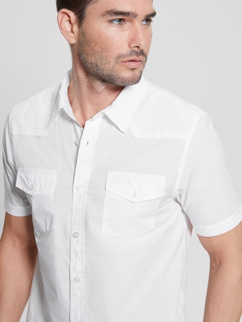 Guess Nottingham Shirt - Blanc Pur Guess Nottingham Shirt - Blanc Pur