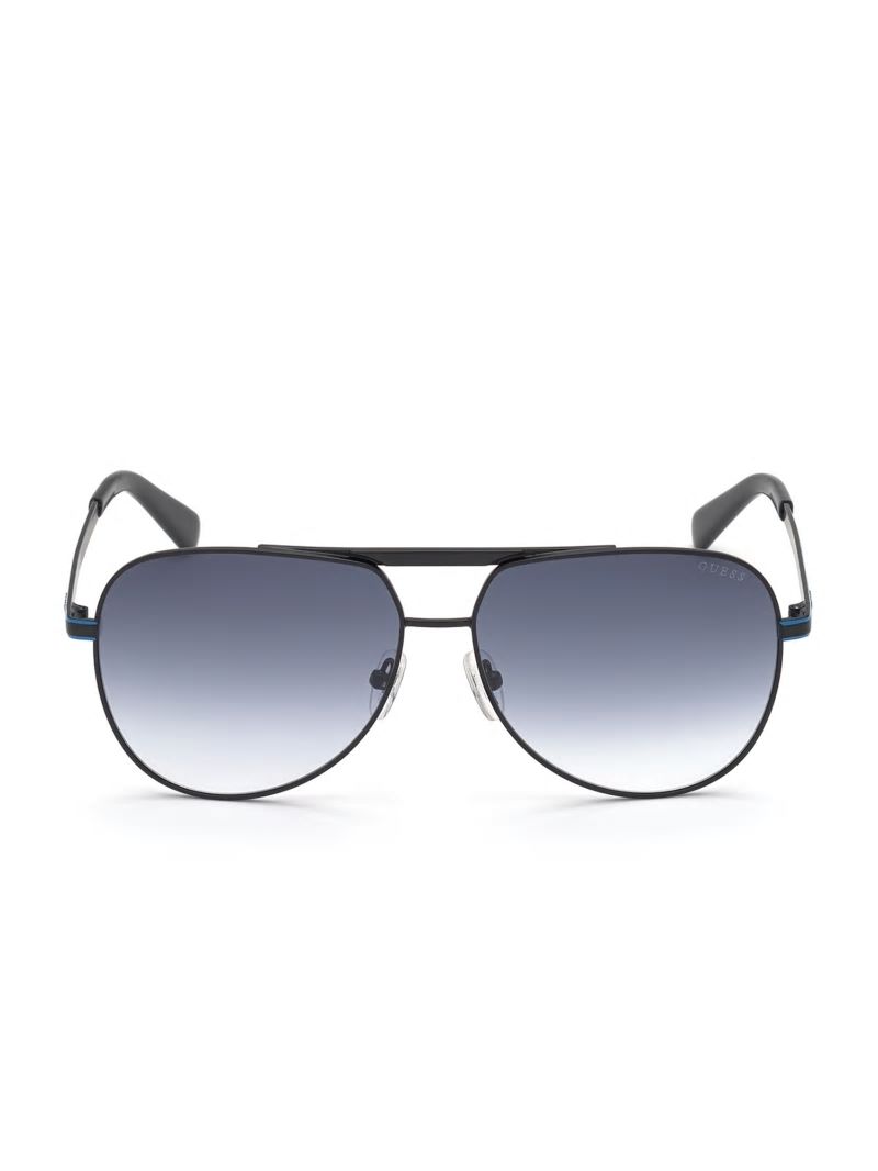 Guess Manny Aviator Sunglasses - Black Guess Manny Aviator Sunglasses - Black