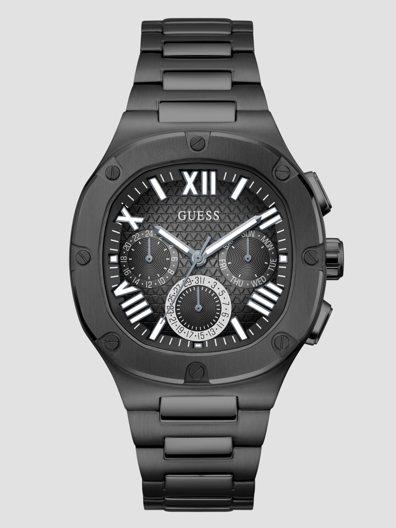 Guess Black Multifunction Watch - Black Snakeskin Guess Black Multifunction Watch - Black Snakeskin