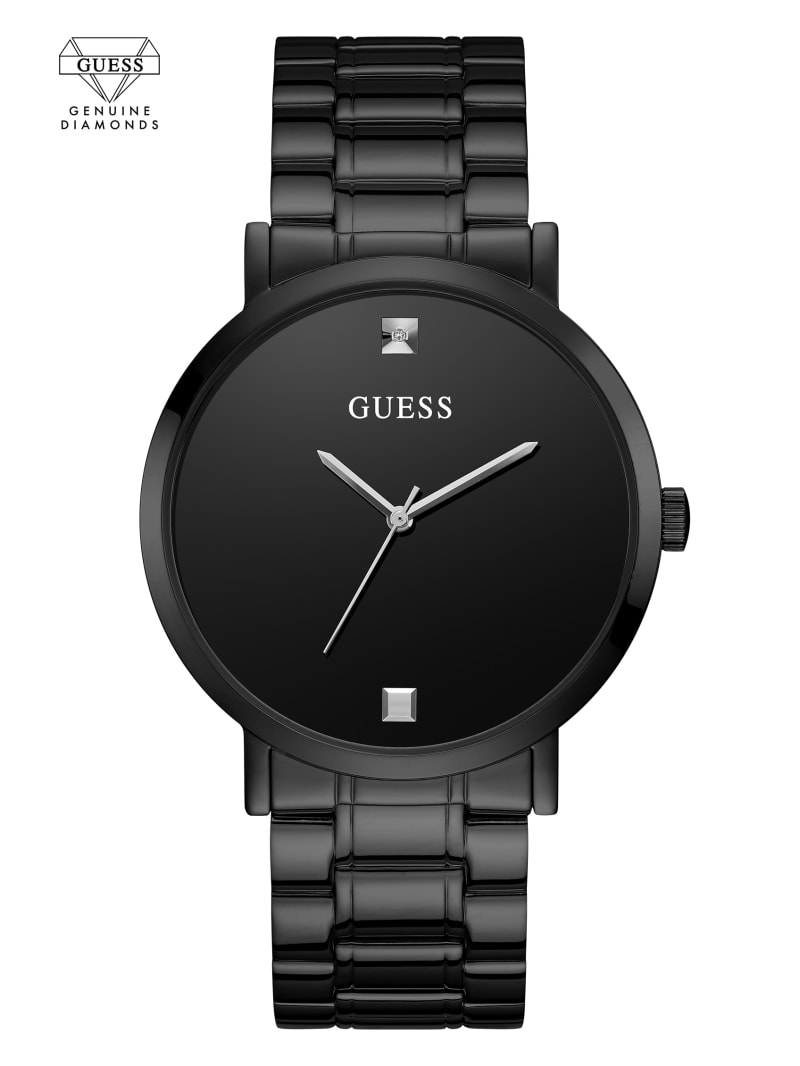Guess Black Diamond Analog Watch - Black Snakeskin Guess Black Diamond Analog Watch - Black Snakeskin