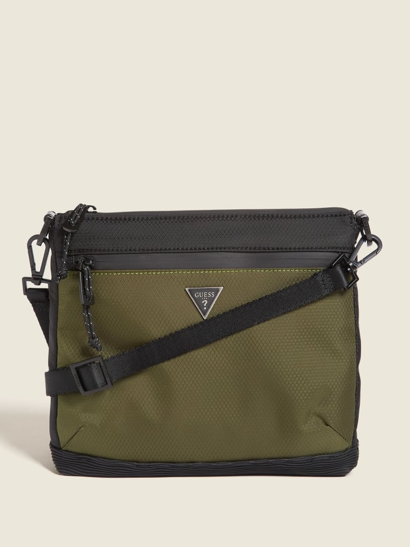 Guess Certosa Tech Crossbody - Green Guess Certosa Tech Crossbody - Green