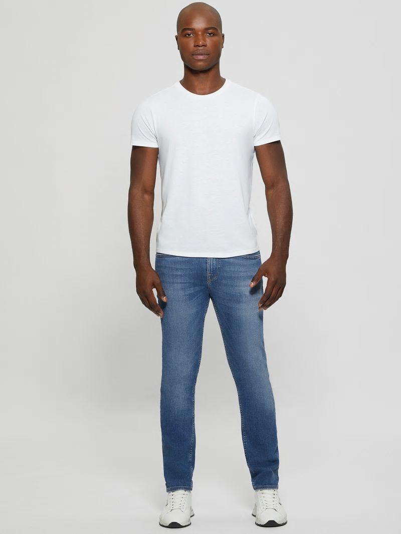 Guess Eco Low-Rise Slim Straight Jeans - Brasco Guess Eco Low-Rise Slim Straight Jeans - Brasco