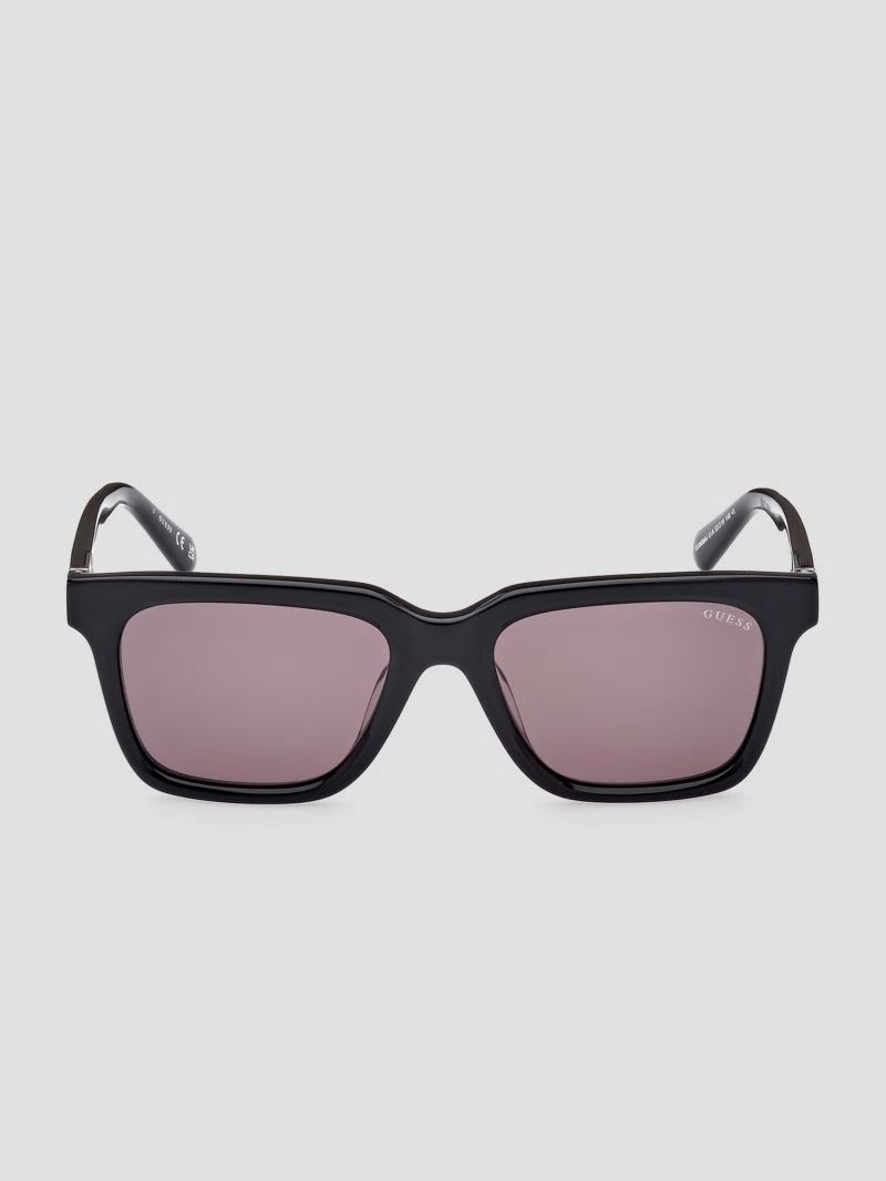 Guess Plastic Square Sunglasses - Black Guess Plastic Square Sunglasses - Black
