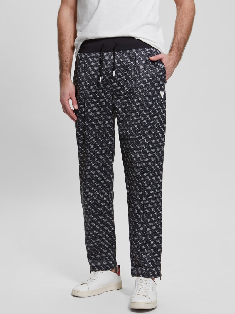 Guess Eco Korbin Track Pants - 4g Aop Jet Black Guess Eco Korbin Track Pants - 4g Aop Jet Black